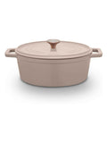 Barbary and Oak Nattura Teal Cast Iron Oval Casserole 3.2L