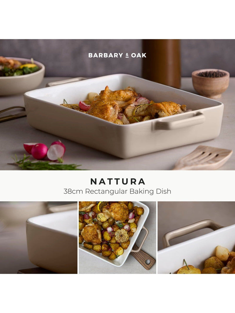 Barbary and Oak Cashmere Nattura large baking dish 38cm (British brand)