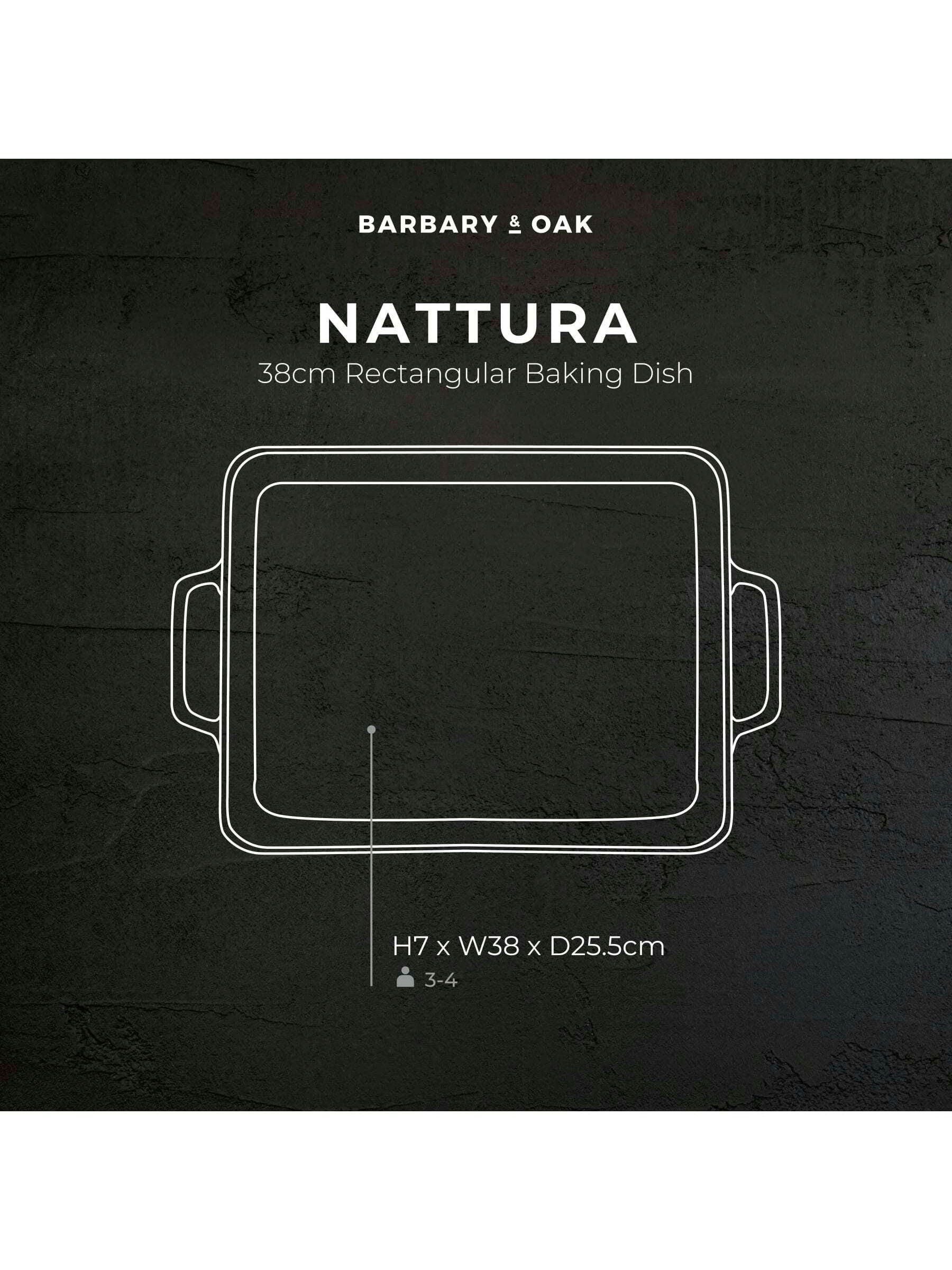 Barbary and Oak Cashmere Nattura large baking dish 38cm (British brand)