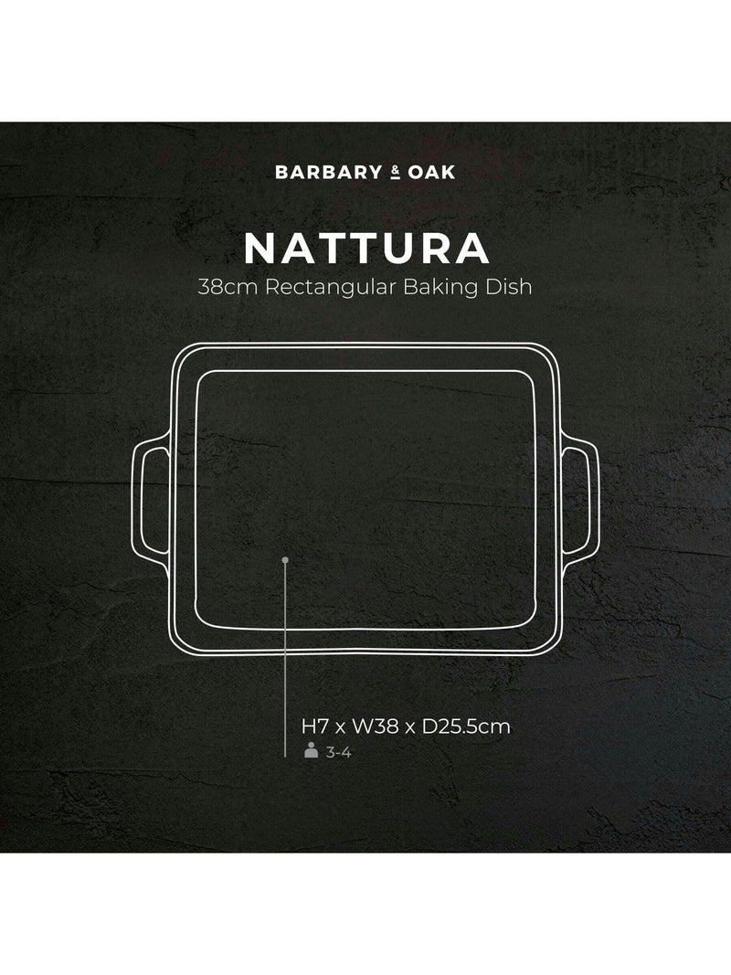 Barbary and Oak Cashmere Nattura large baking dish 38cm (British brand)