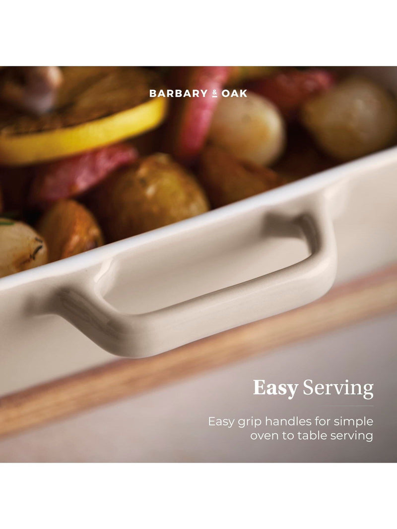 Barbary and Oak square baking dishes set of 2 20.5cm (British brand)