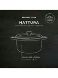 Barbary and Oak teal cast iron casserole 2.2L, imported from the UK