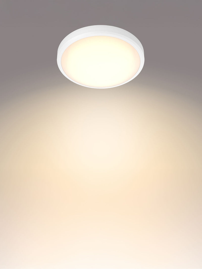 Philips White LED Doris 17W bathroom ceiling light (British brand)