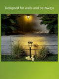 Philips black LED solar spike light (British brand)
