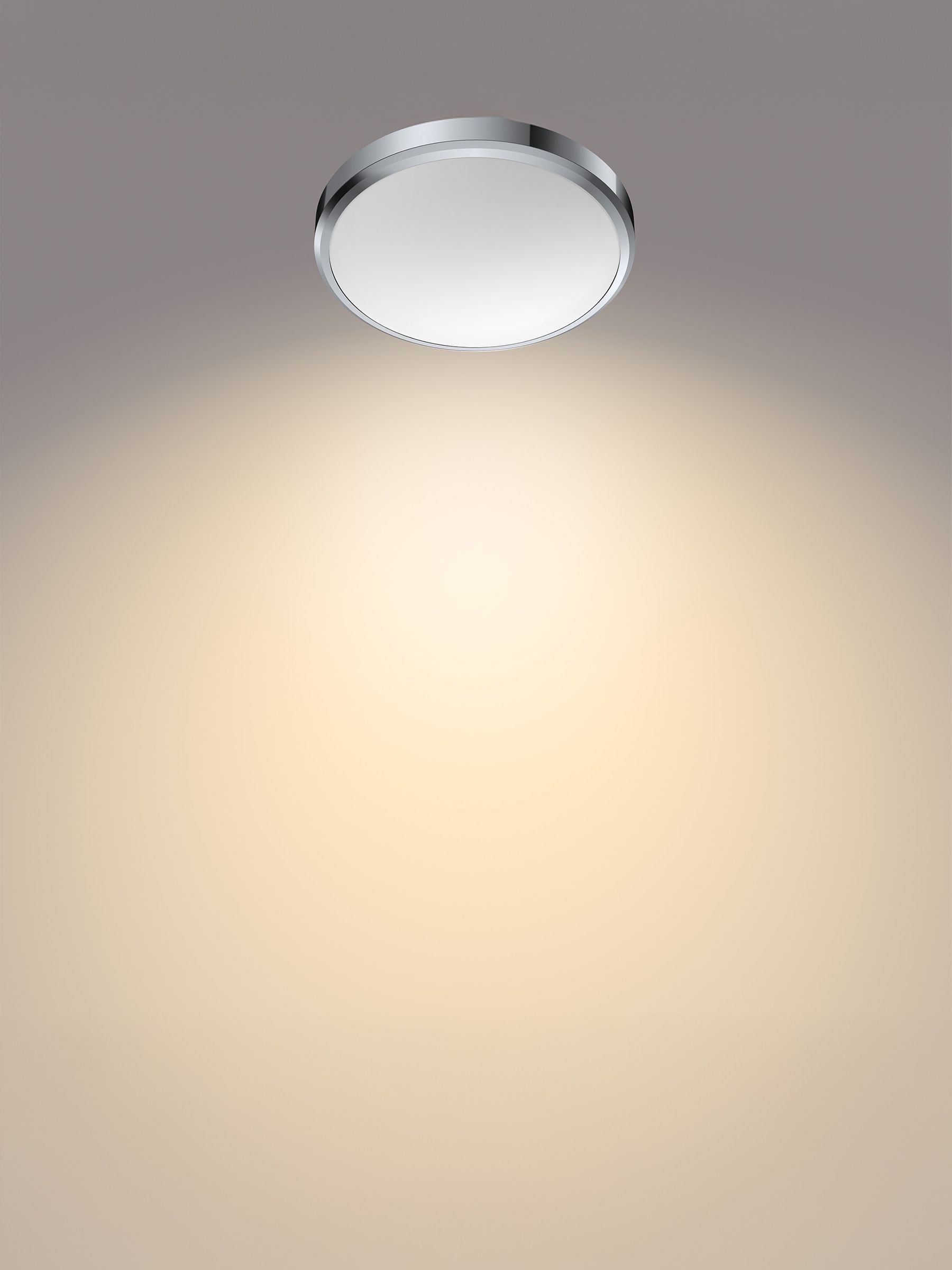 Philips Chrome LED Doris ceiling light 17W, imported from the UK