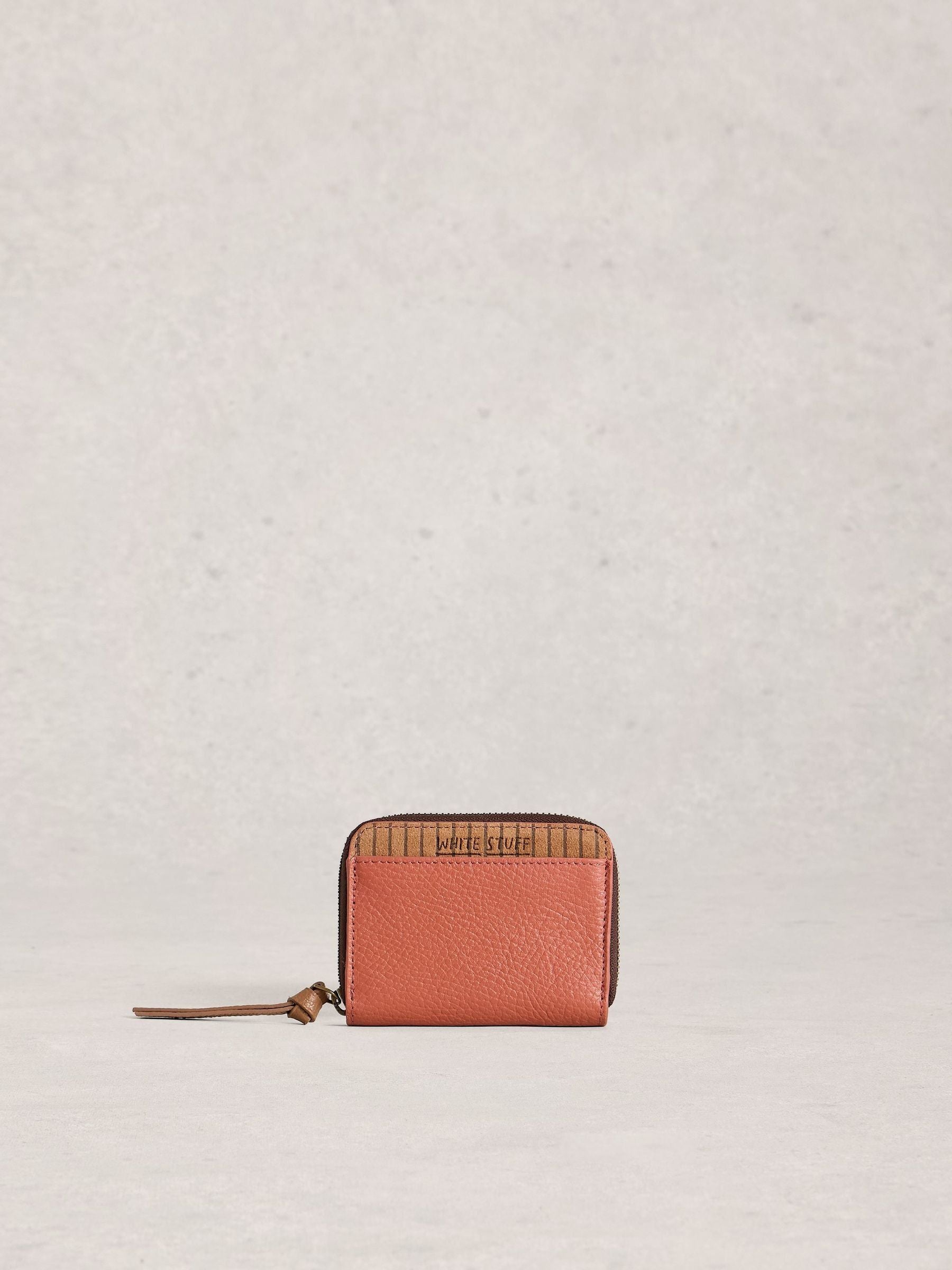 White Stuff Cerys pink zip around purse, UK version