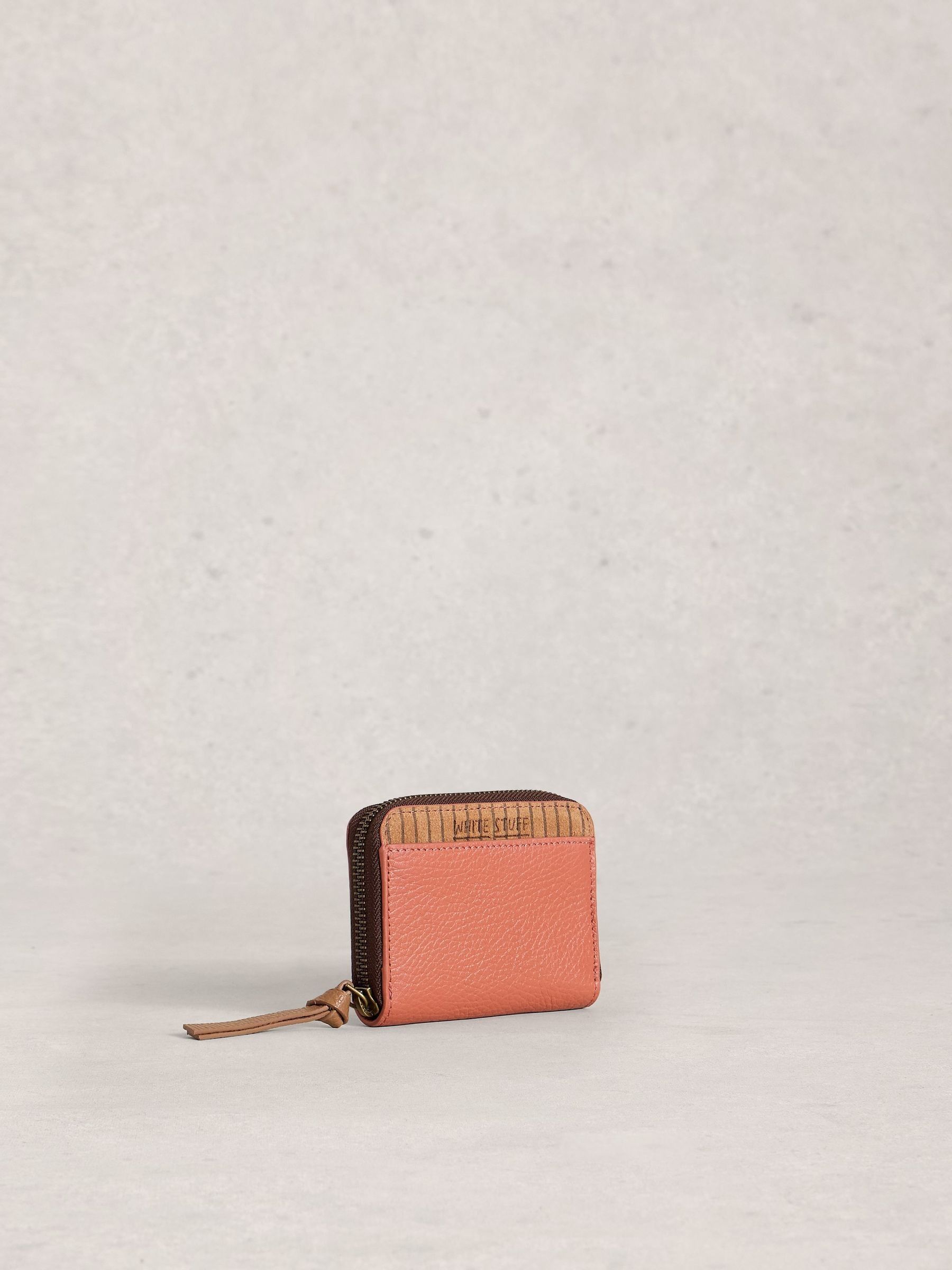 White Stuff Cerys pink zip around purse, UK version