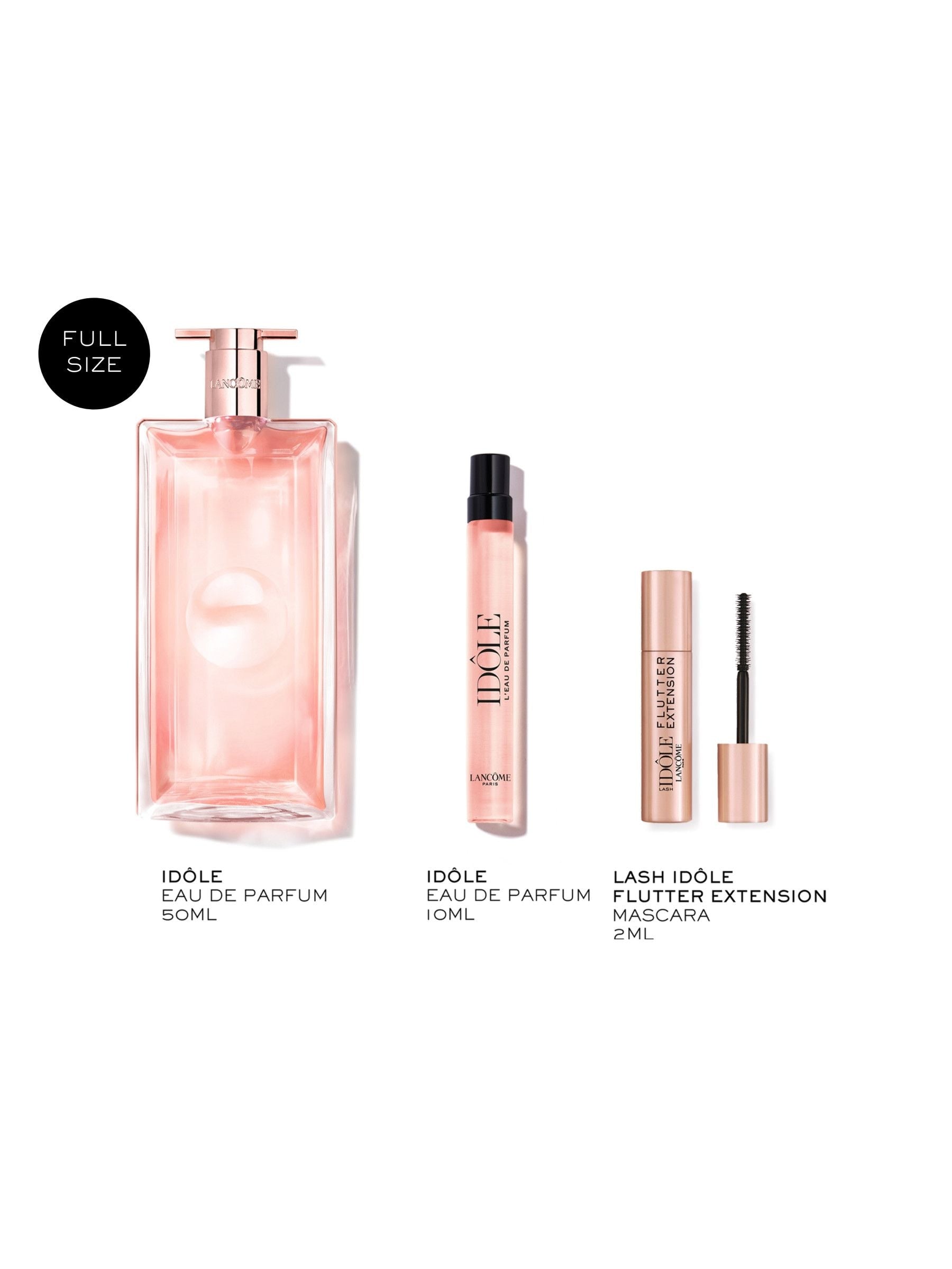 Lancôme Idole Eau de Parfum 50ml gift set with mini mascara, imported from the UK