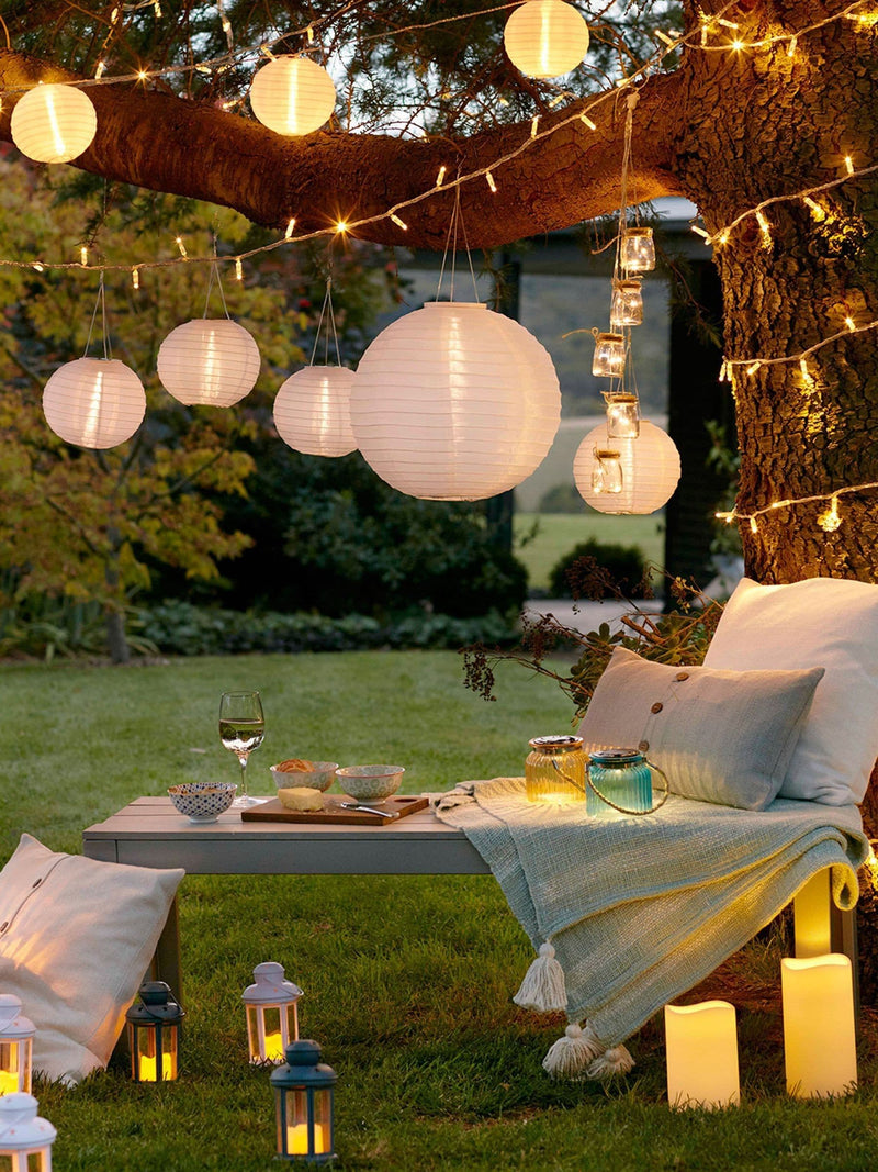 Lights4fun Port Isaac battery outdoor LED candle large, UK version