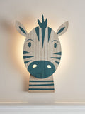 Lights4fun Multi Zebra wall light 30cm, imported from the UK