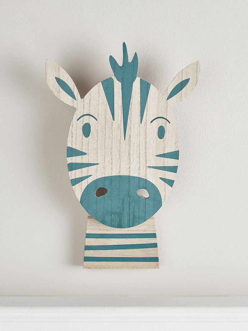 Lights4fun Multi Zebra wall light 30cm, imported from the UK