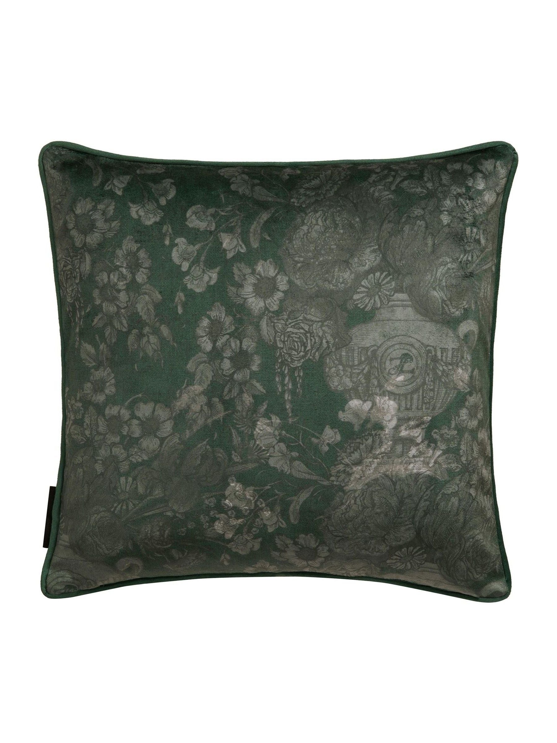 Laurence Llewelyn-Bowen Tuscan Holiday velvet cushion 43x43cm, imported from the UK