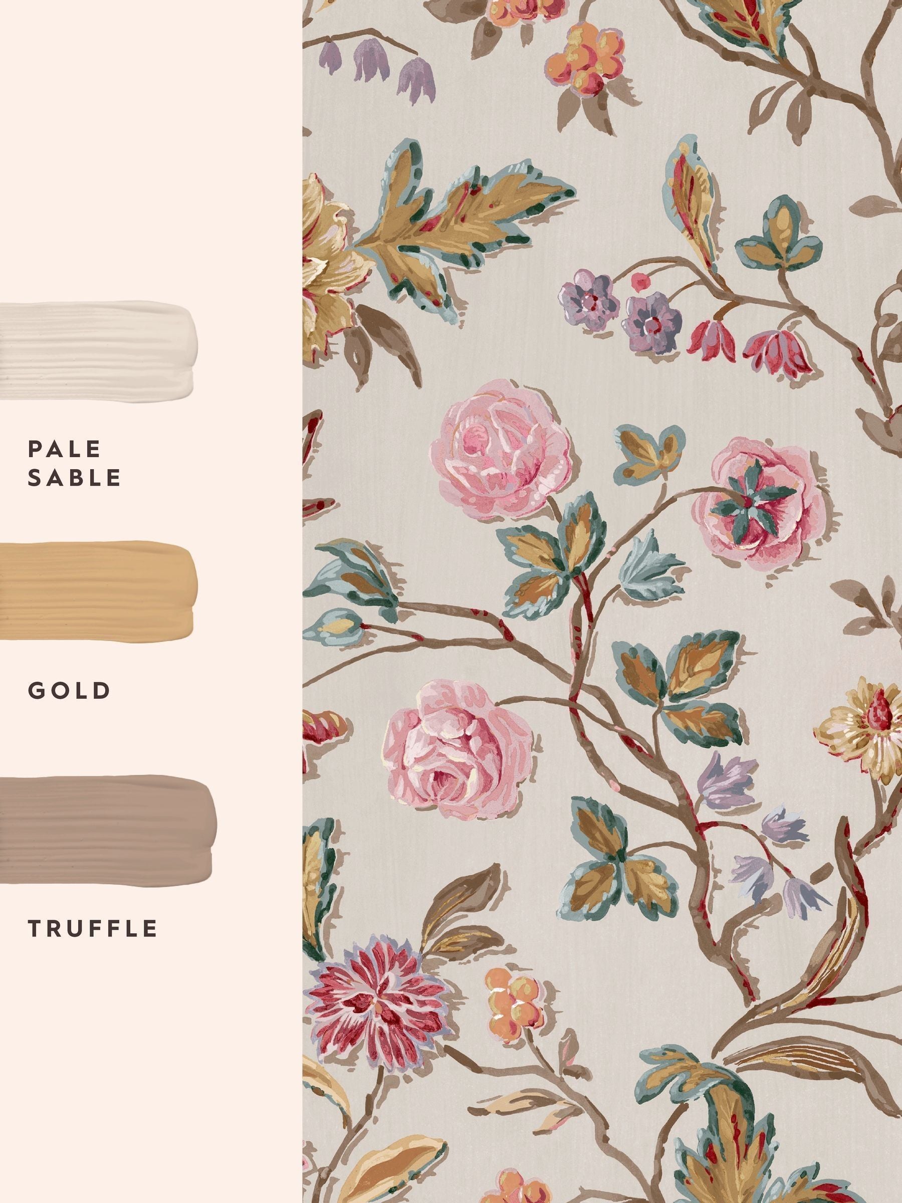 Laura Ashley Lingmell Trail wallpaper 10m roll, imported from the UK