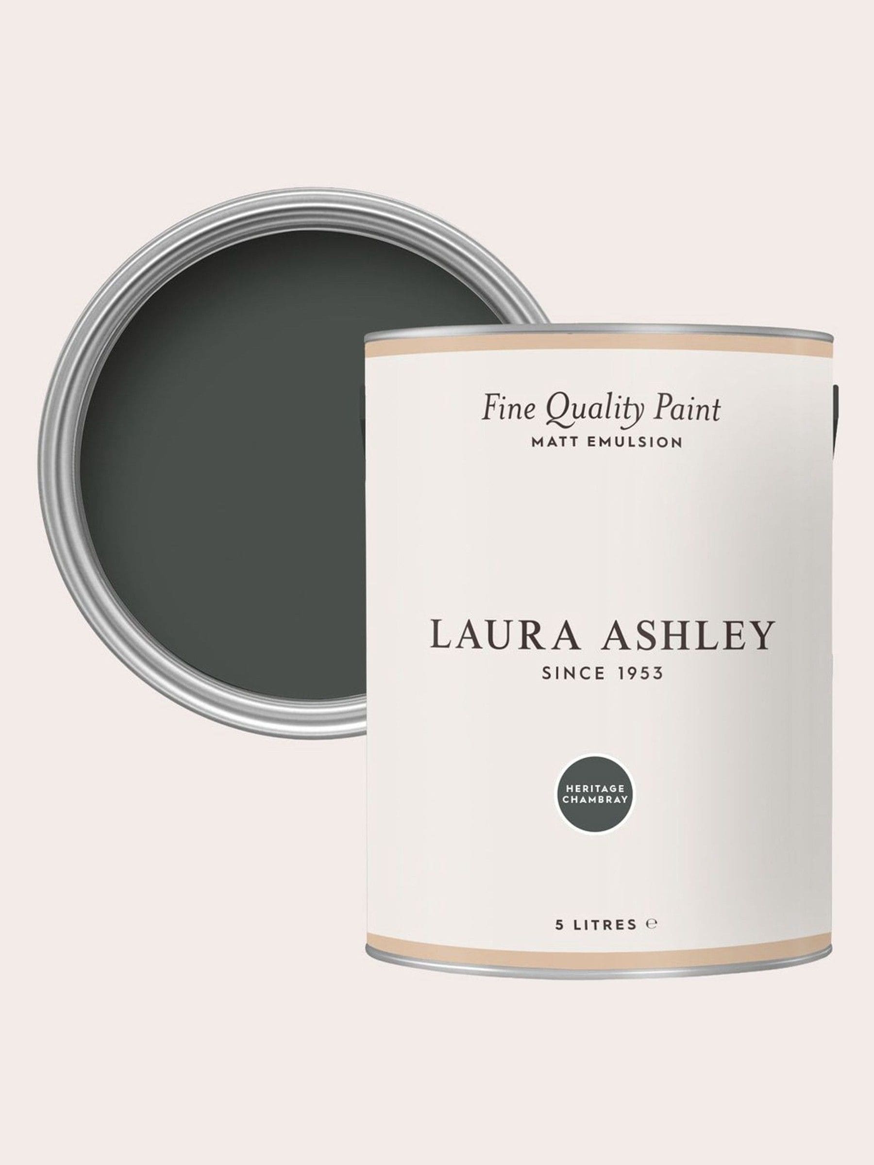 Laura Ashley Chambray matt emulsion paint 5L, imported from the UK