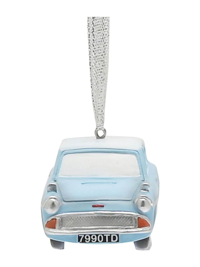 Widdop Flying Car Christmas bauble, imported from the UK