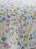 Dreams & Drapes Lilac Sweetpea floral quilted bedspread 200cm (British brand)