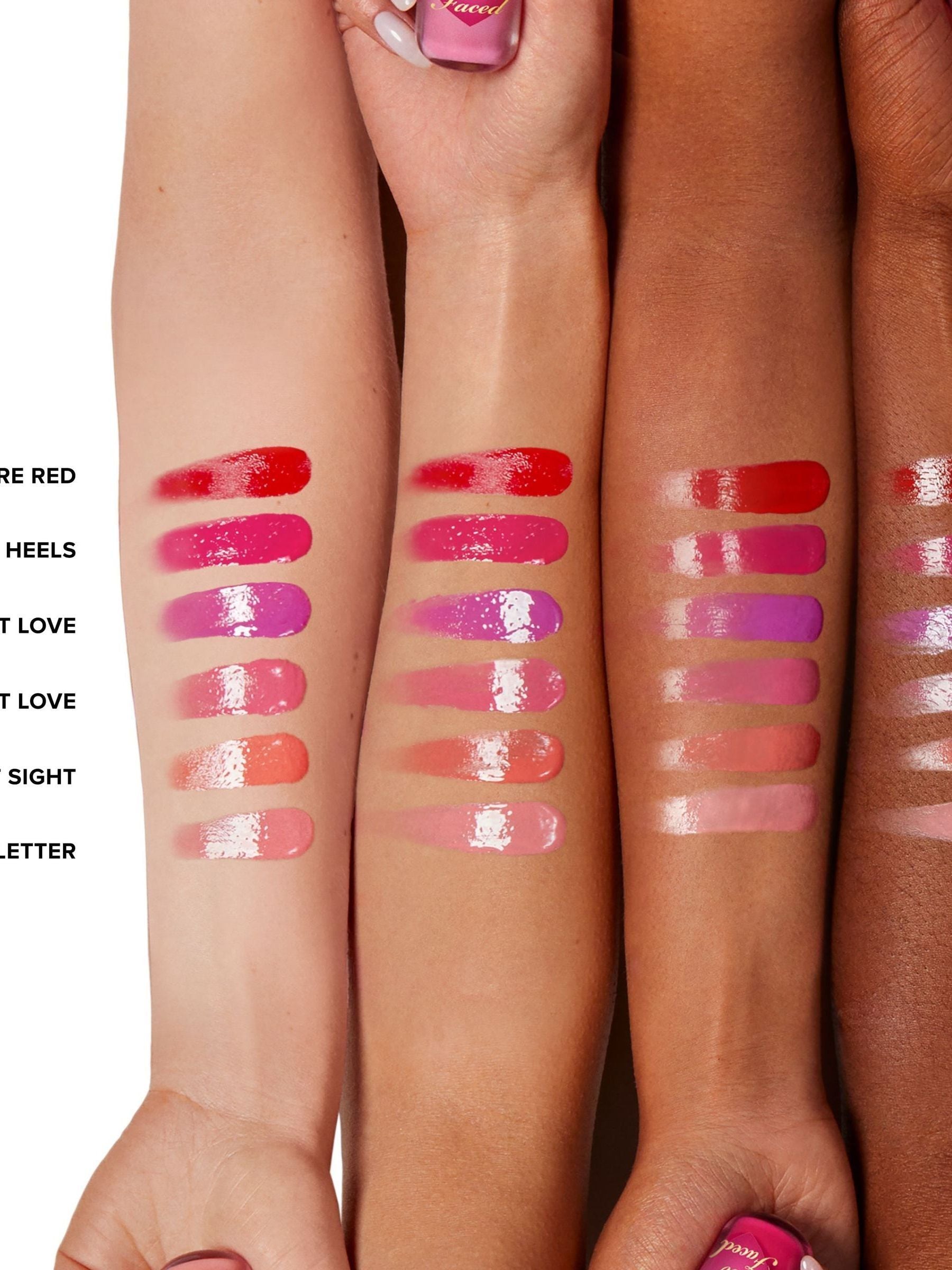 Too Faced hydrating Flush Blush liquid blush (British brand)