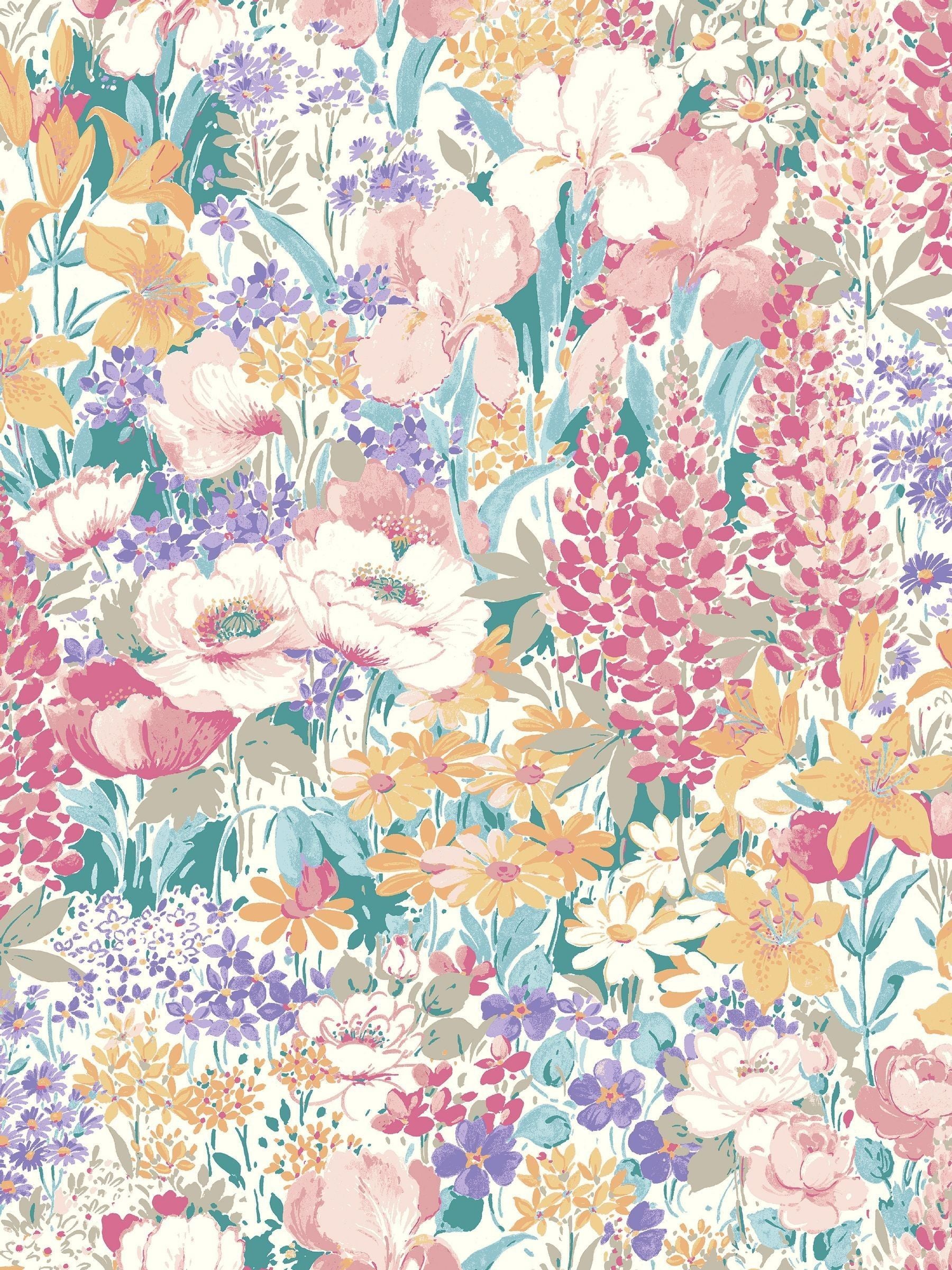 Laura Ashley Everingham Meadow wallpaper sample A4, UK version
