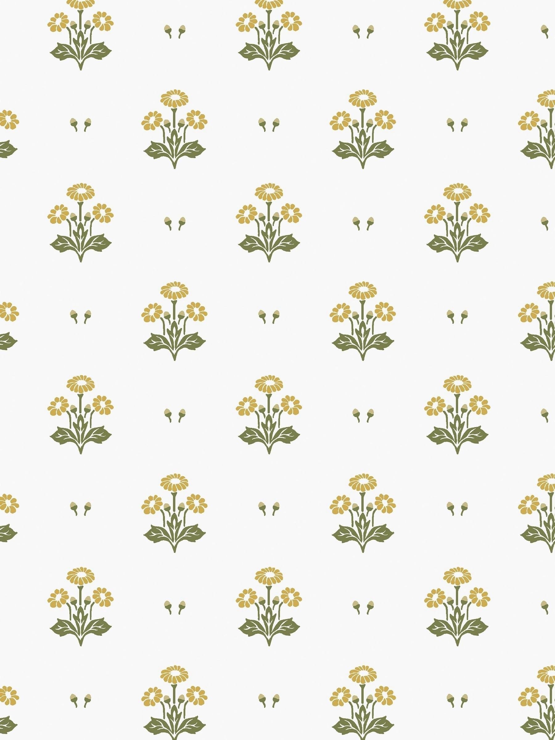 Laura Ashley Harthill Daisy wallpaper sample A4, imported from the UK