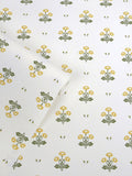 Laura Ashley Harthill Daisy wallpaper sample A4, imported from the UK