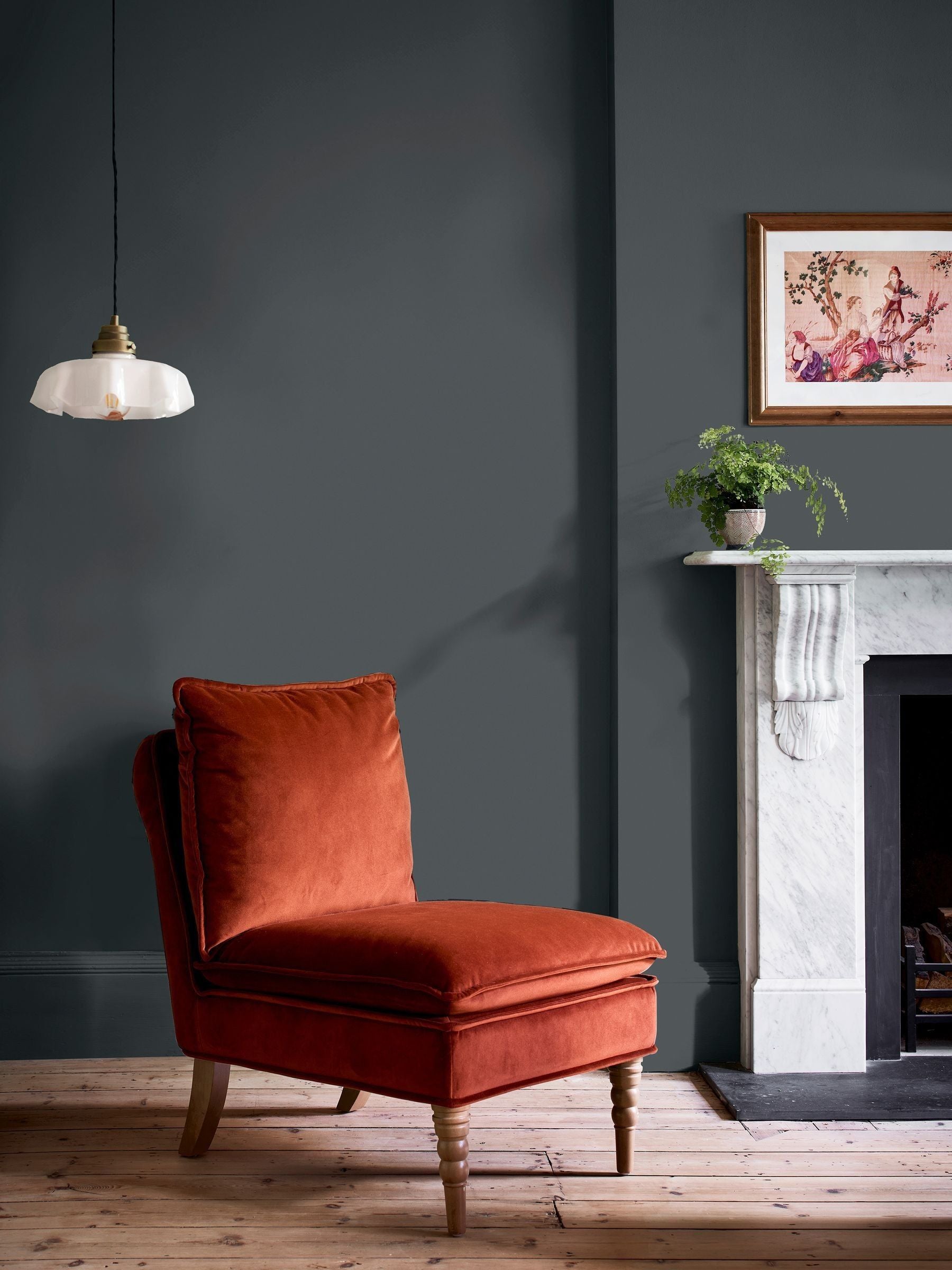Laura Ashley Heritage Chambray Matt Emulsion Peel & Stick Paint Sample