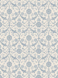 Laura Ashley wallpaper sample Newport Blue Endale Trellis A4 - British product