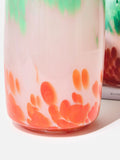Oliver Bonas Lennox pink green orange glass vase (British brand)
