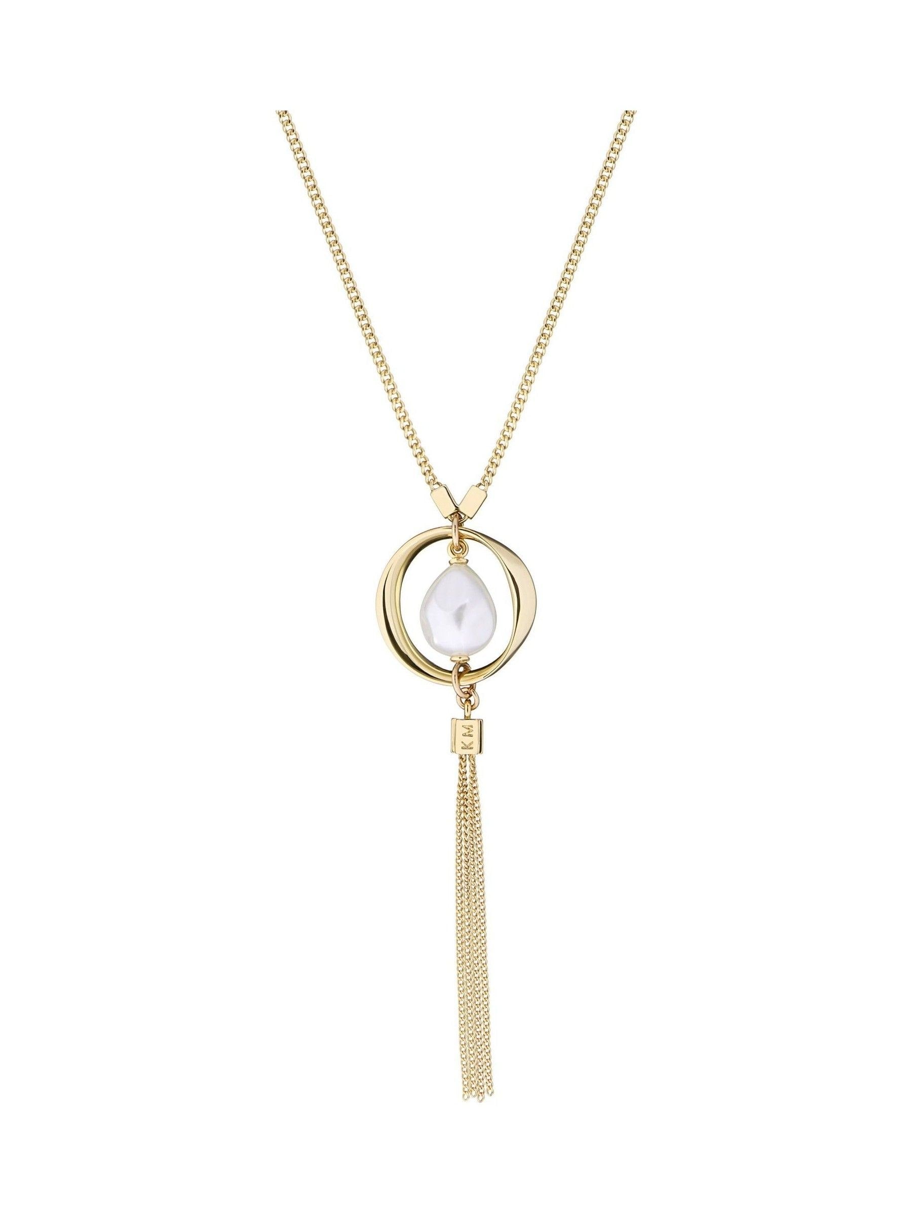 Karen Millen modern pearl pendant necklace, UK version