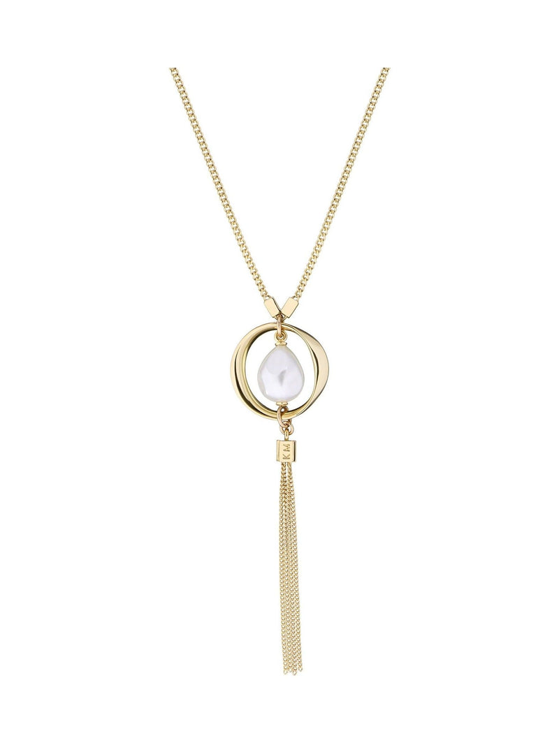 Karen Millen modern pearl pendant necklace, UK version