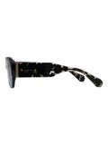 AllSaints black tortoiseshell sunglasses, imported from the UK