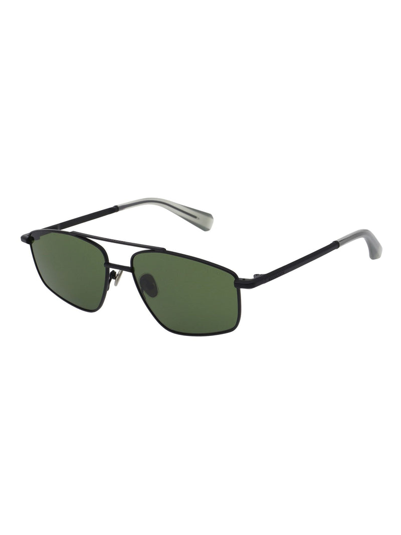 AllSaints matte black pilot sunglasses, imported from the UK