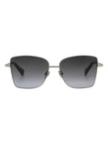 AllSaints sunglasses silver metal frame dark gradient lenses, imported from the UK