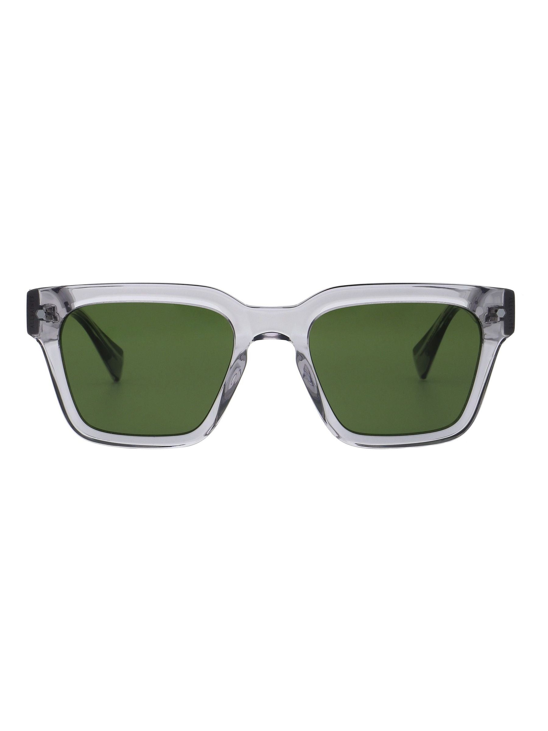 AllSaints grey crystal sunglasses with green lenses - British product