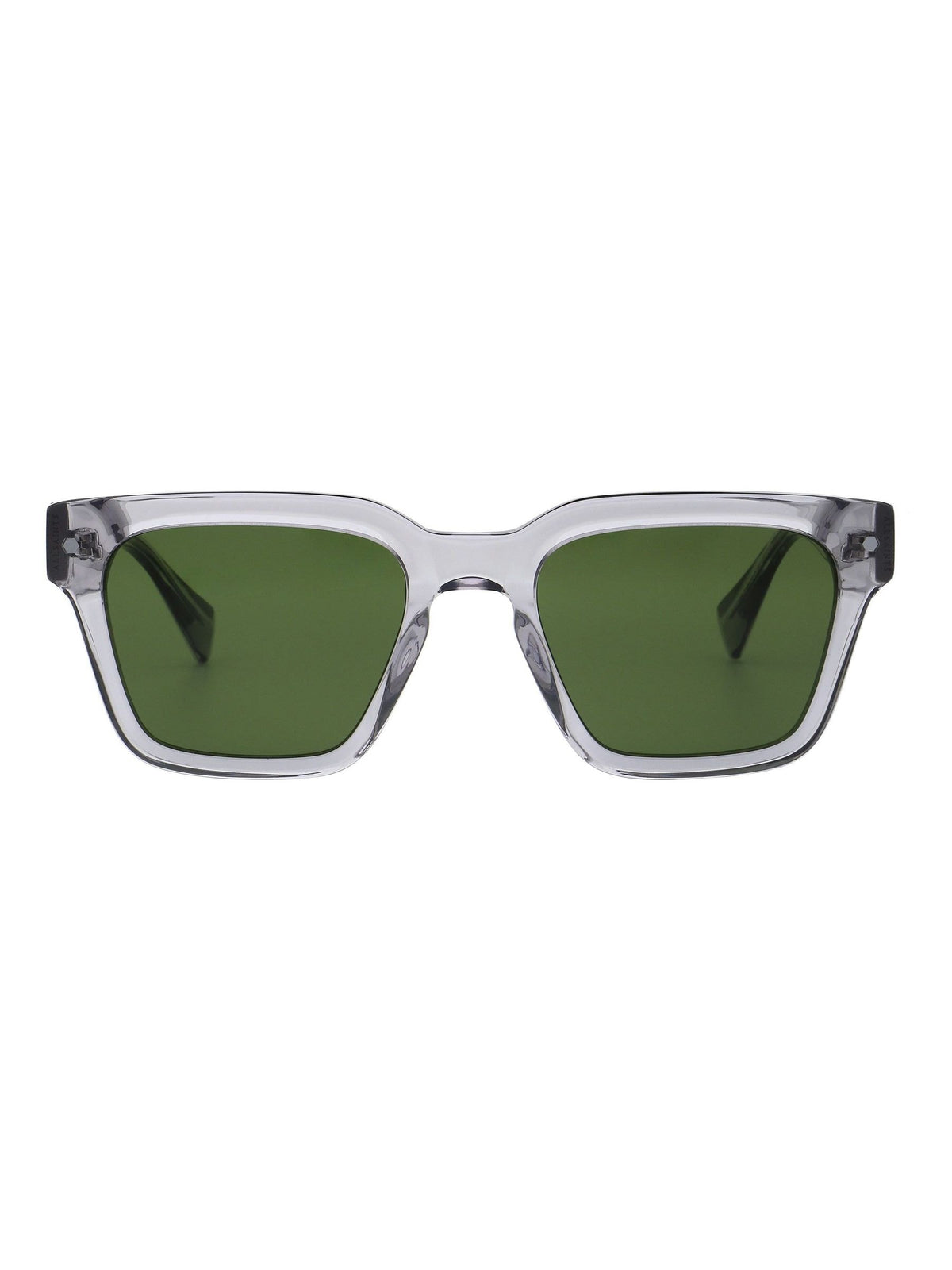 AllSaints grey crystal sunglasses with green lenses - British product