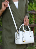 Luella Grey white Lilian barrel cross-body bag (British brand)