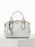Luella Grey white Lilian barrel cross-body bag (British brand)