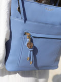 Luella Grey Blue Ella Small Casual Backpack