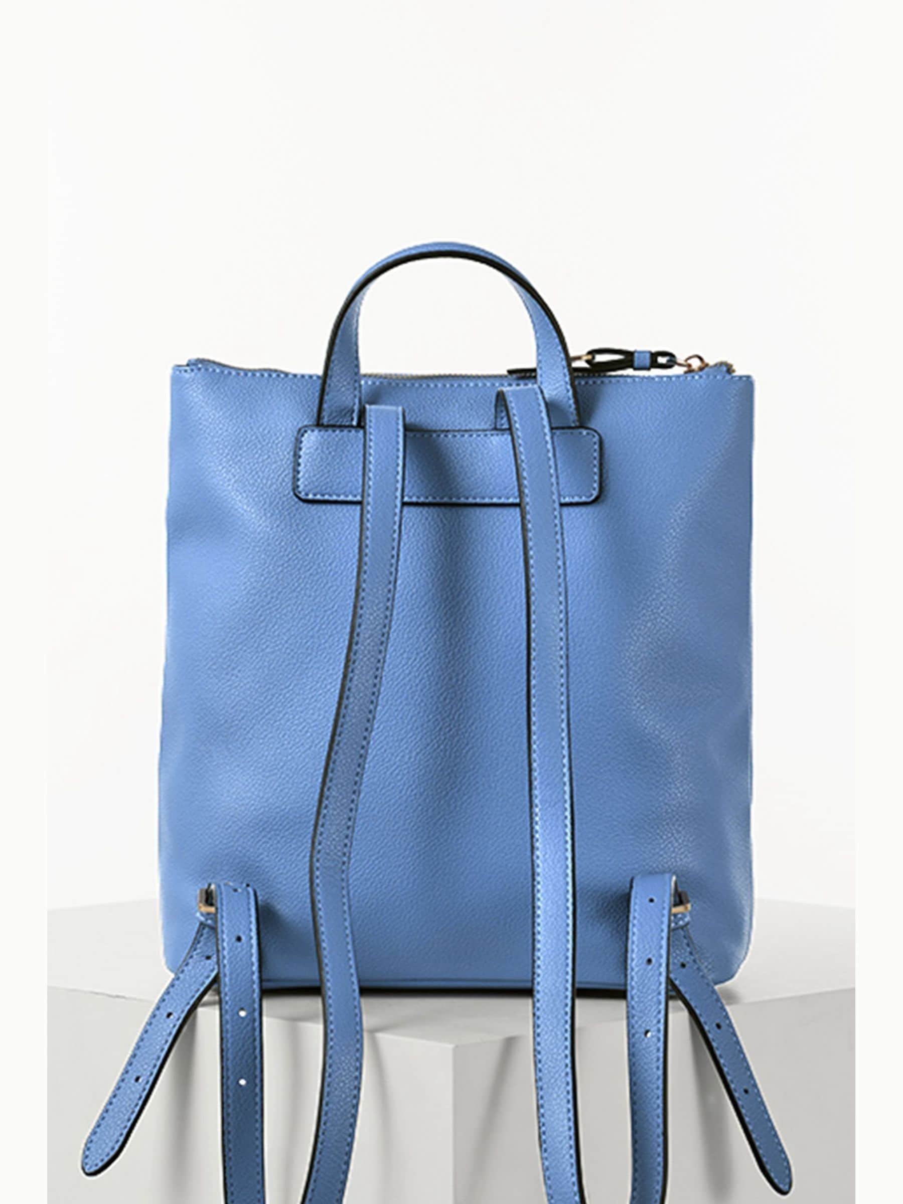 Luella Grey Blue Ella Small Casual Backpack