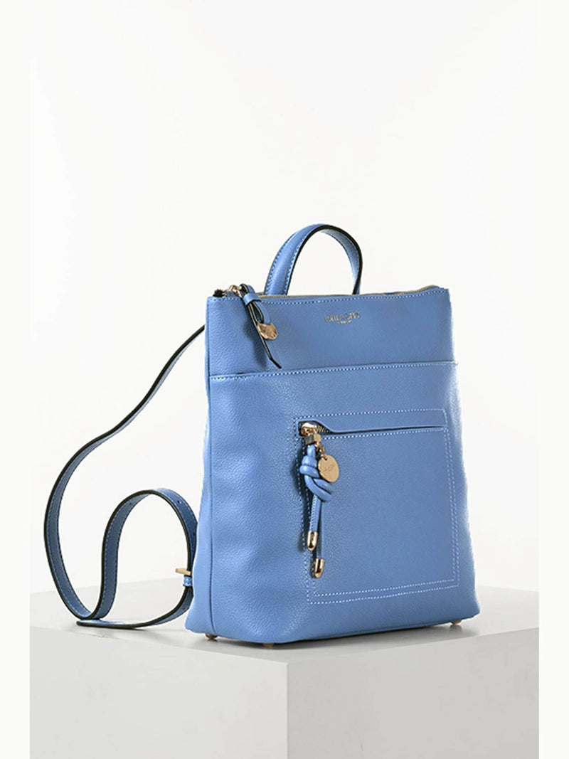 Luella Grey Blue Ella Small Casual Backpack