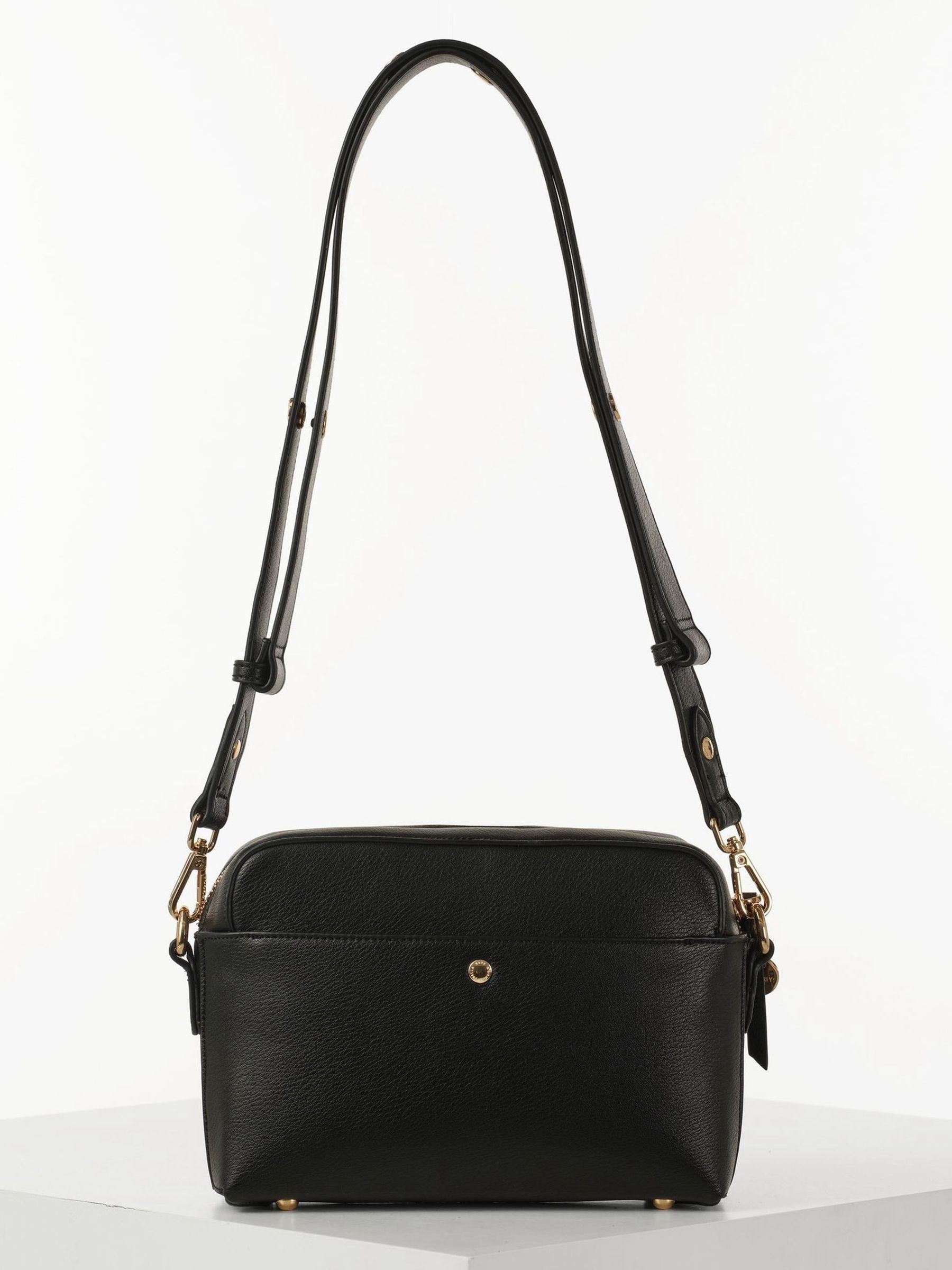 Luella Grey black Sian camera cross-body bag, imported from the UK