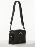 Luella Grey black Sian camera cross-body bag, imported from the UK