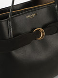 Luella Grey black Connie laptop tote bag, imported from the UK