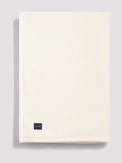 Next Duchamp White Smoke Luxury Double-Sided Fleece Throw 130 x 170 cm- Buy online at McGrocer