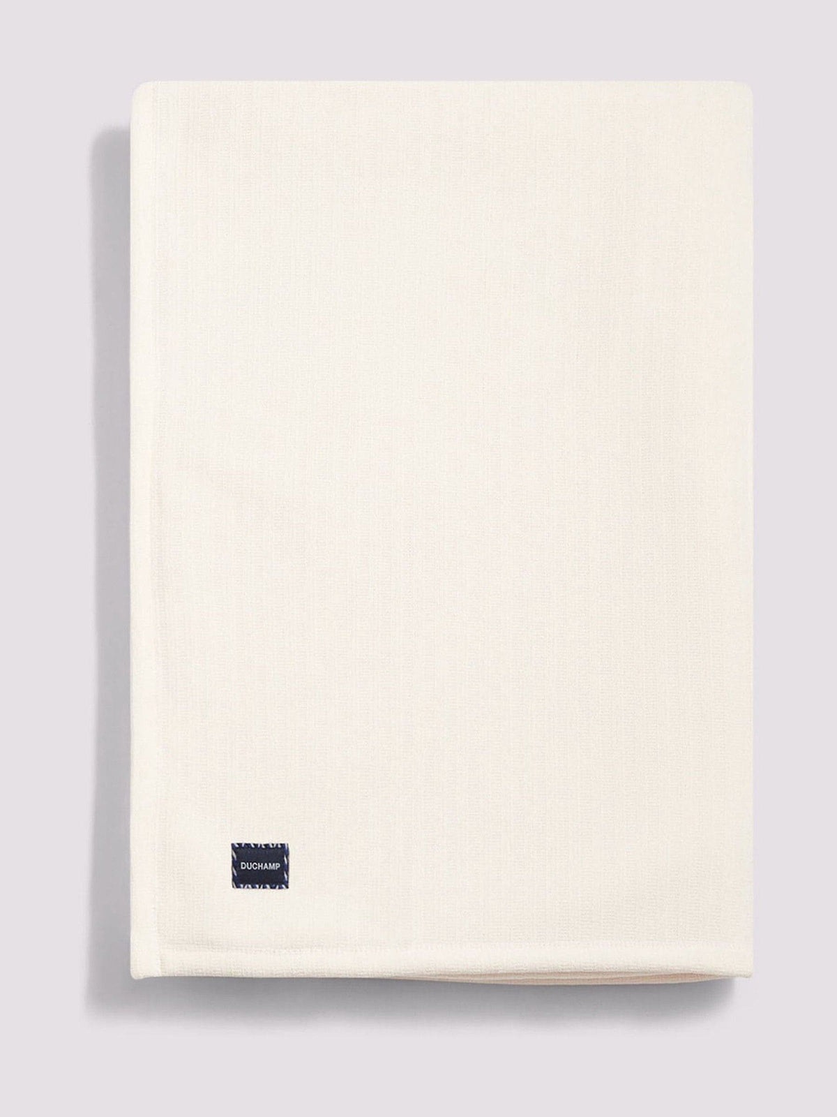 Duchamp White Smoke luxury fleece throw 130x170cm, UK version