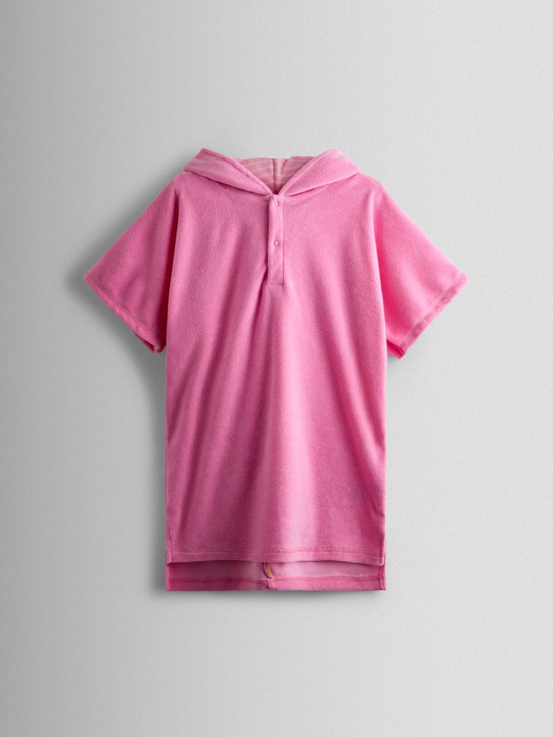 JoJo Maman Bébé pink unicorn hooded poncho towel - British product