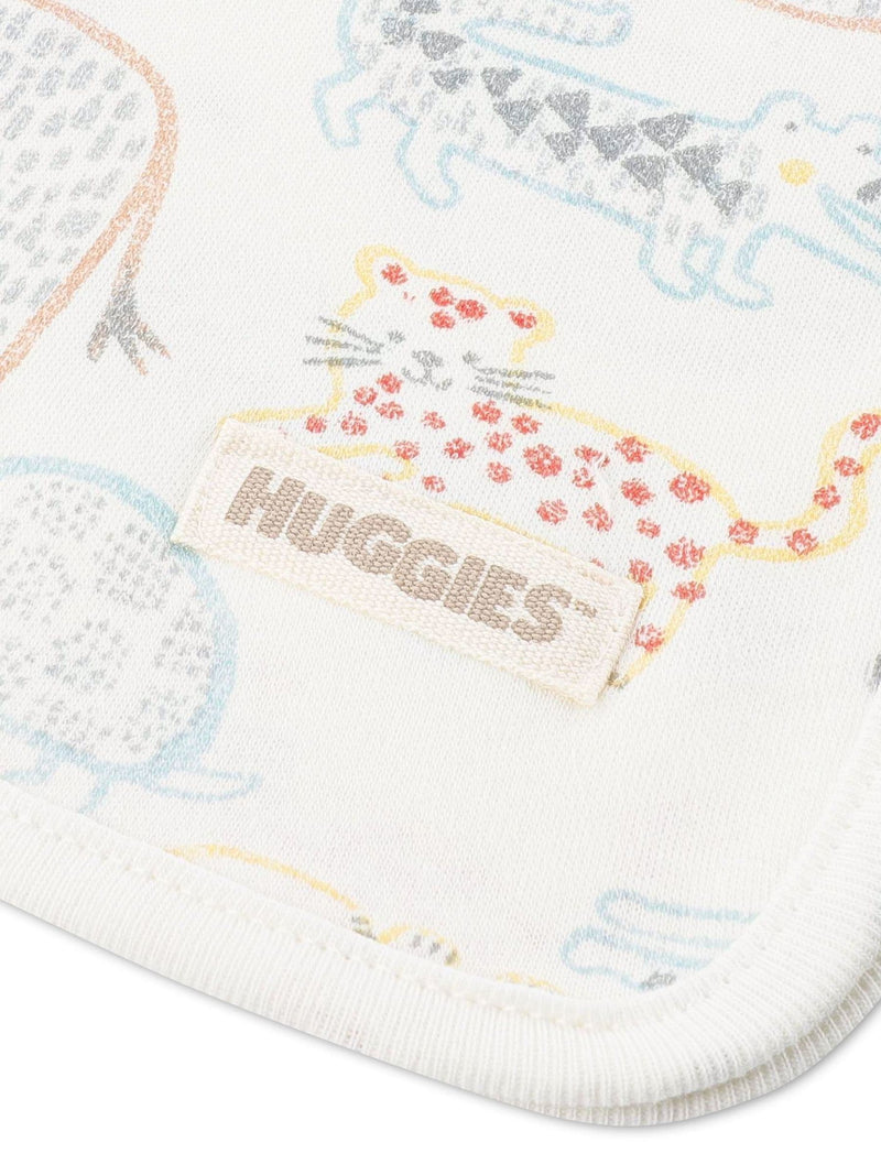 Huggies baby gift set white 100% cotton blanket hat mittens, UK version