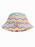 Frugi Blue Harbour adjustable swim hat, UK version