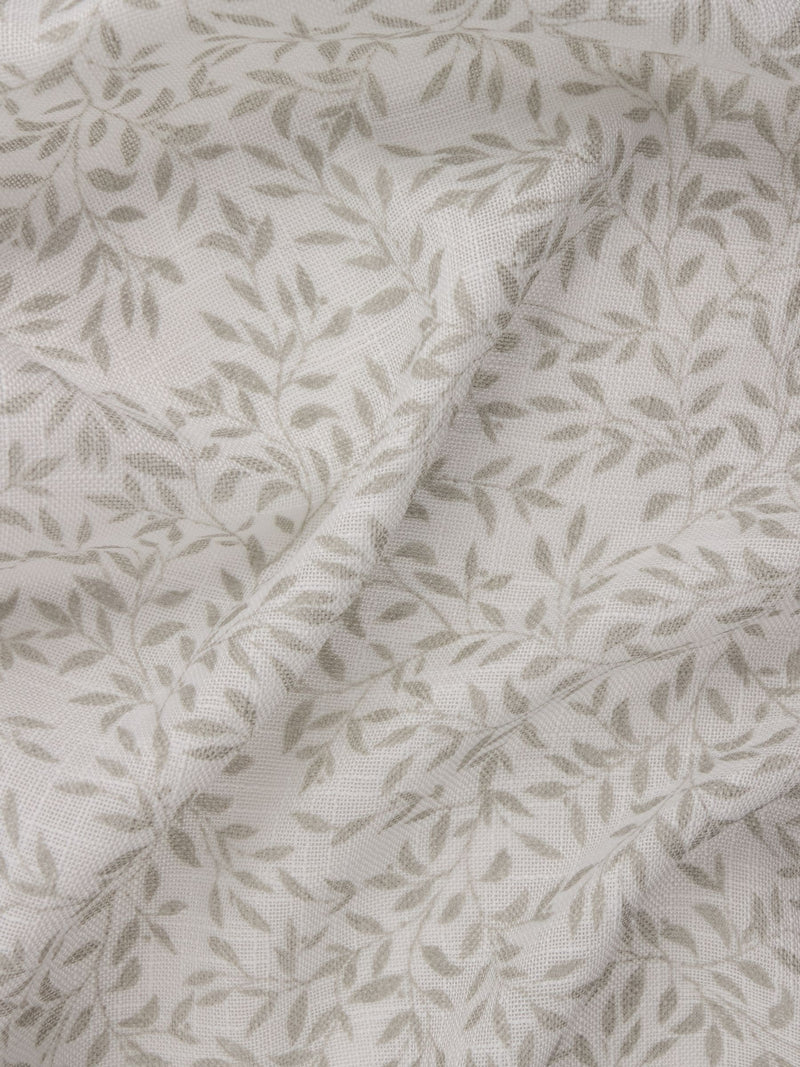 Yard woven sheer curtain Natural Perrie Leaf, imported from the UK