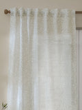 Yard woven sheer curtain Natural Perrie Leaf, imported from the UK