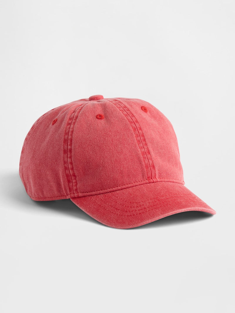 Gap Red Overdye baseball cap for kids, imported from the UK